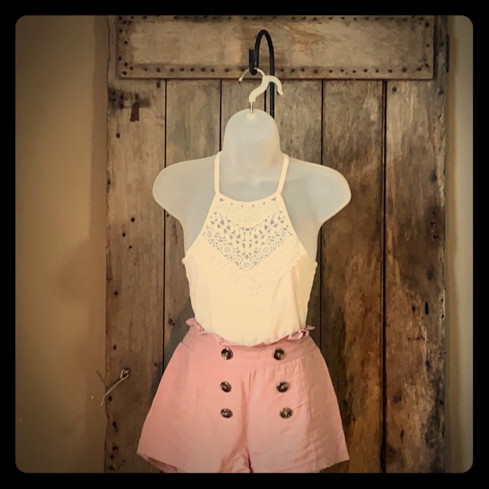 Linen shorts